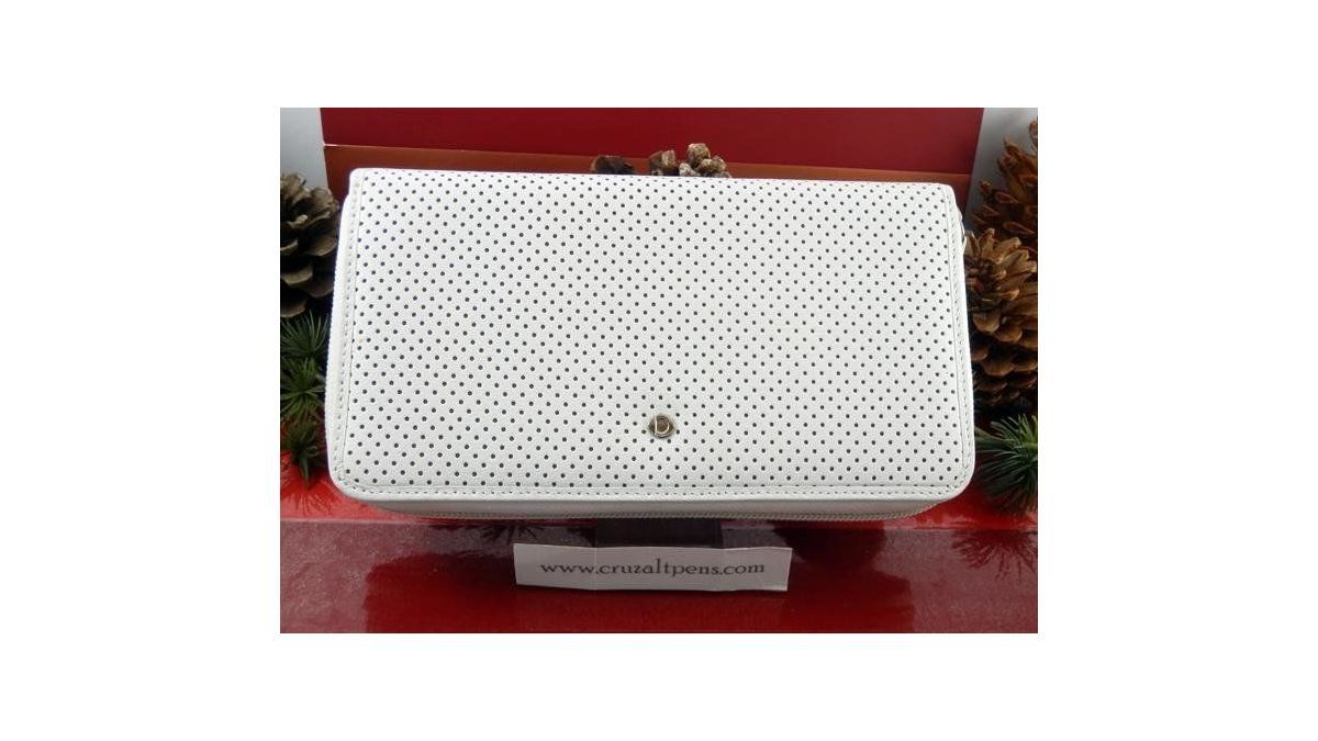 MONEDERO SRA. “SMART” EN PIEL BLANCA Artículos escritura Marcas Tienda Online