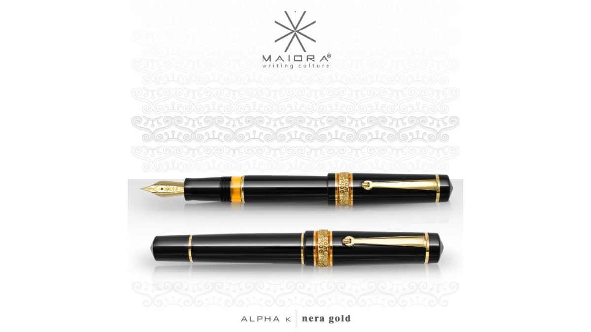 Pluma Maiora Alpha "K" Nera Gold Limited Edition