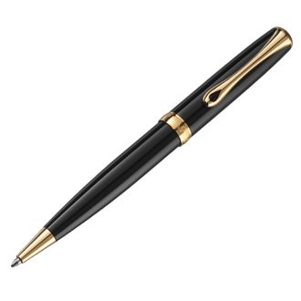 Bolígrafo Diplomat A2 Black Lacquer Gold