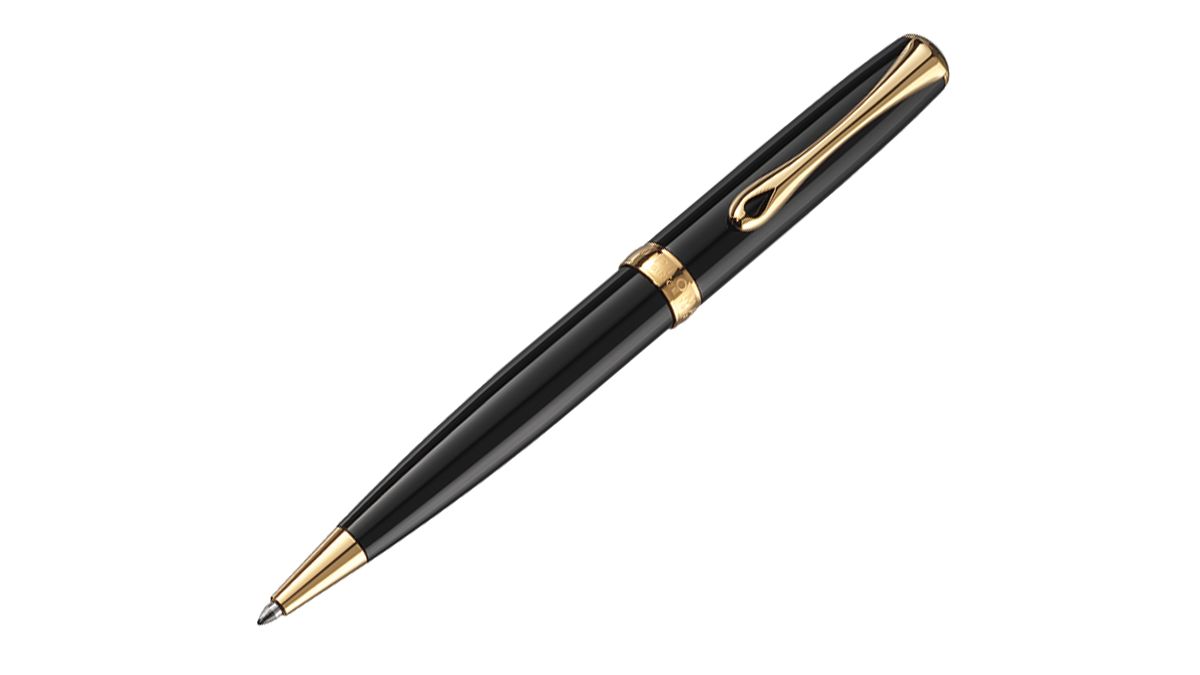 Bolígrafo Diplomat A2 Black Lacquer Gold