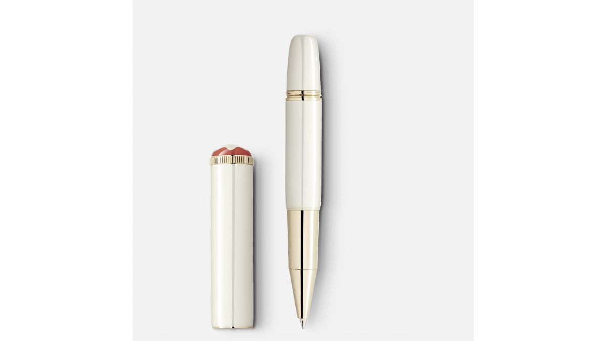 Roller Montblanc Heritage Rouge et Noir Baby White