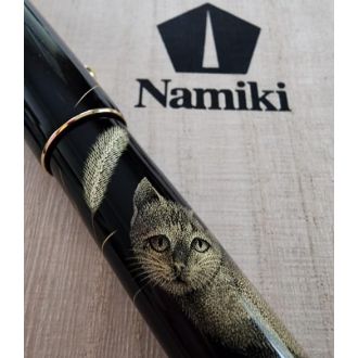 Pluma Estilográfica Namiki Yukari Royale Chinkin Cat