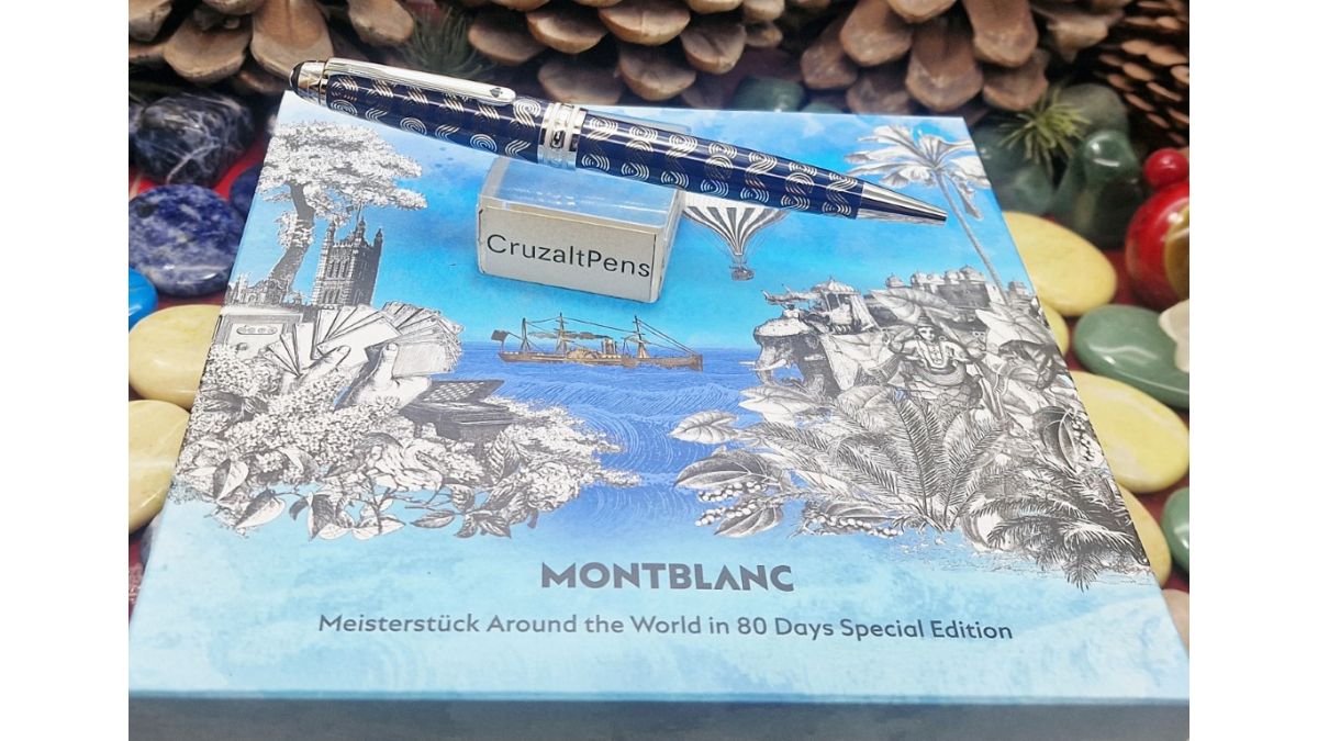 Bolígrafo Montblanc Meisterstück Around The World in 80 days Solitaire Midsize