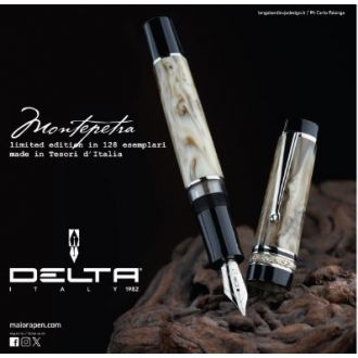Pluma Estilográfica Delta Montepetra Limited Edition 128 Unidades