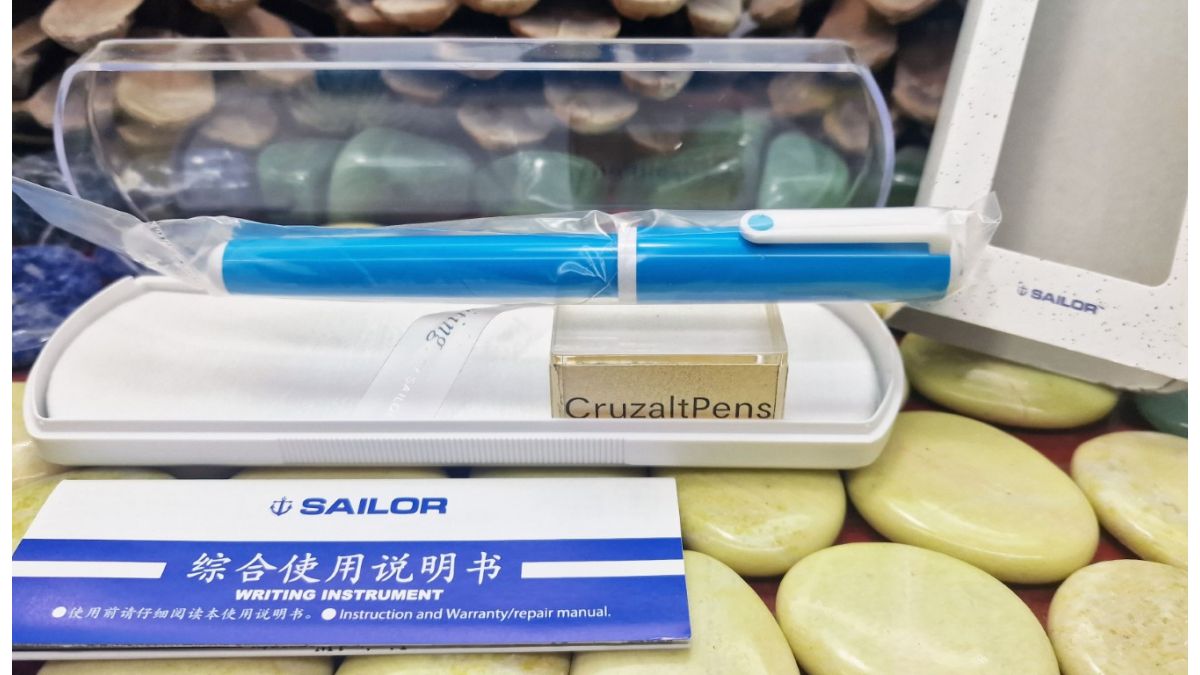 Pluma Estilográfica Sailor Clear Candy Azul Cielo
