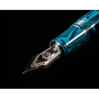 Pluma Estilográfica Sailor King of Pens Ripple Blue Ebonite