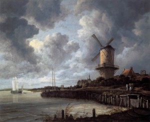 Jacob+Isaakszoon+van+Ruisdael+-+The+Windmill+at+Wijk+bij+Duurstede+